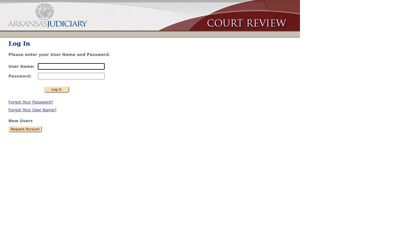Polk County court record filing access through Arkansas eFlex