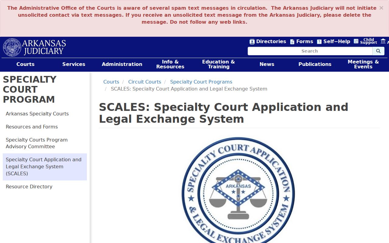 Polk County criminal docket SCALES specialty court program information