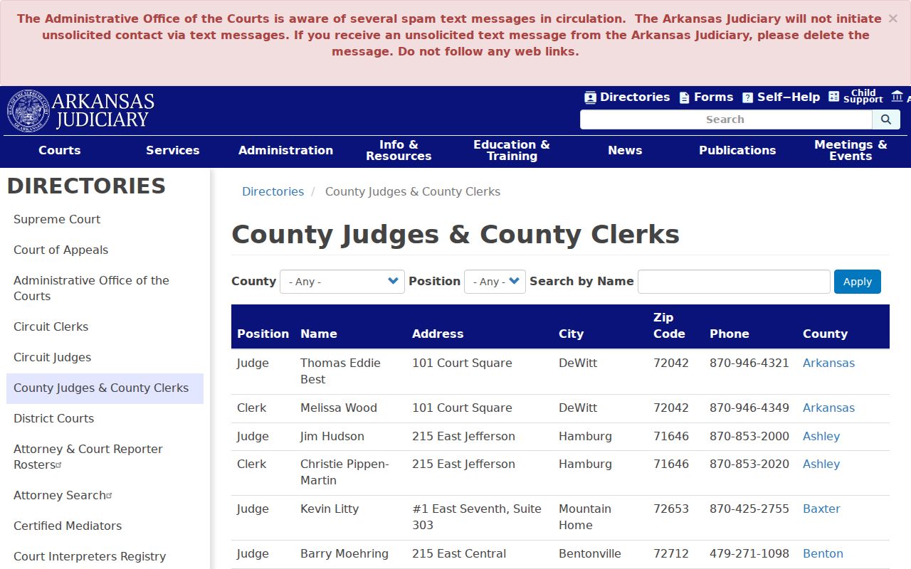 Polk County court docket county clerk directory distinction